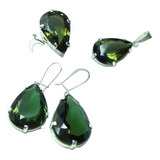 Lindo Conjunto Quartzo Turmalina