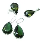 Lindo Conjunto Quartzo Turmalina