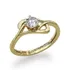 Lindo E Original Ouro 18k/750 Diamante Central De 20 Pontos!