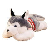 Lindo Husky Lobo De Pelucia 80cm Antialergico E Lavavel