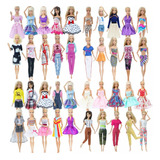 Lindo Kit 10 Casual Roupas   10 Sapatos Para Boneca Barbie
