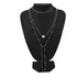 Lindo Maxxi Colar Perolas Corrente Dourada Strass Cristais