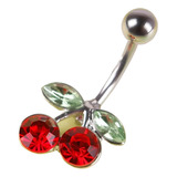 Lindo Piercing De Cereja