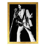 Lindo Quadro Decoração Elvis Rei Do Rock Classico D1463