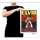 Lindo Quadro Decoração Retro Elvis Presley Brc6063
