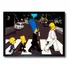 Lindo Quadro Decorativo Arte Simpsons Beatles 42x29cm