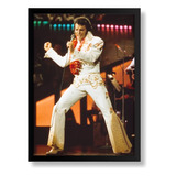 Lindo Quadro Decorativo Do Rei Elvis