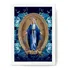 Lindo Quadro Nossa Senhora Medalha Milagrosa Moldura Branca