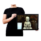 Lindo Quadro Poster Com Moldura Buda