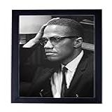 Lindo Quadro Poster Com Moldura Malcolm X 33x24cm P8229
