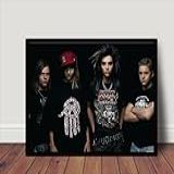 Lindo Quadro Poster Com Moldura Tokio Hotel P1901