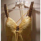 Lindo Vestido Cetim De Seda, Festa, Alberto Makali Tamanho 6