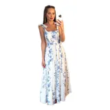 Lindo Vestido Longo Floral