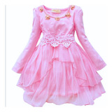 Lindo Vestido Manga Longa