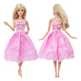 Lindo Vestido Rosa Bordado