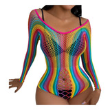 Lingerie Feminina Meia Arrastao