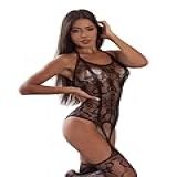 Lingerie Macacao Arrastao Feminino