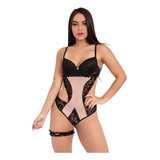 Lingerie Sensual Sexy Body Luxo Perneira