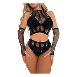 Lingerie Sexy Mini Vestido