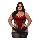 Lingerie Sexy Plus Size Sensual Espartilho Langeriesex Promo