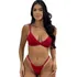 Lingerie Top Sutiã Sem Bojo Calcinha String Fio Dental Sexy