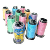 Linha 10 Voar 100 Jardas Colorida Para Pipa 60 Unidades