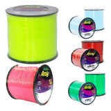 Linha Araty Best Cast Nylon Monofilamento Várias Medidas cor Cor Amarelo Medida bitola espessura 0 50mm 35 7lb 16 2 Kg 469 Metros