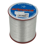 Linha Artpesca Branca Nylon 0 40mm 690m 100g Artesanato Full
