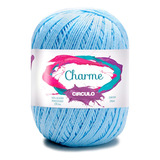 Linha Charme Artesanato Em Crochê E Tricô Circulo Cor 2012 Azul Candy