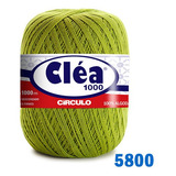 Linha Cléa 1000m Círculo Crochê Cor 5800 Pistache