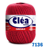 Linha Cléa 1000m Círculo Crochê Cor 7136 Marsala