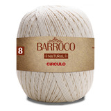 Linha Cordão Barbante Barroco Natural Círculo N 8 700g Cor 8 Fios