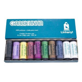 Linha De Costura 100j Sortida Estojo Com 10 Gabrielinha
