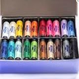 Linha De Costura Corrente Magna Drima Sortidas E Coloridas Kit 40 Tubos Cores Variadas 100 Poliéster A Melhor Entre Costureiras
