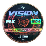 Linha De Multifilamento Vision 8x Da Albatroz 150m 0,10mm