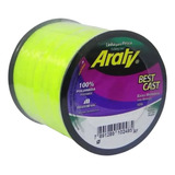 Linha De Pesca Monofilamento Nylon Araty Best Cast 0 35mm