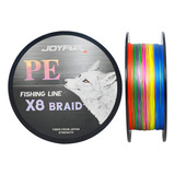Linha De Pesca Multifilamento 8 Fio 500m Carretel Joyfox 8x Multicolorida 0 286mm 3 0 40lb