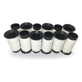 Linha De Pipa 100 Jardas Branca Pacote Com 12 Unidades Full
