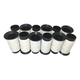 Linha De Pipa 100 Jardas Branca Pacote Com 12 Unidades