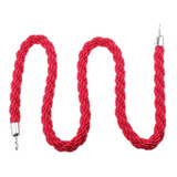 Linha Do Stanchion Da Barreira Do Controle Da Vermelho