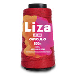 Linha Fio Circulo Polipropileno Liza Grossa 500m Crochê Moda Cor Bordô 3794