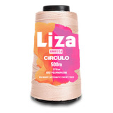 Linha Fio Circulo Polipropileno Liza Grossa 500m Crochê Moda Cor Off White 8175