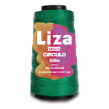 Linha Fio Circulo Polipropileno Liza Grossa 500m Crochê Moda Cor Verde Folha 5385