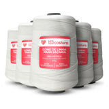 Linha Fio P Costurar Sacaria Caixa Com 40 Cones 250g