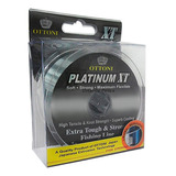 Linha Monofilamento Platinum Xt Carretel 200m 0 45mm 52 2lb Cor Prateado