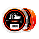 Linha Monofilamento Soft J Glow 0 37mm 23lb 300m Pesqueiro