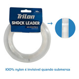 Linha Monofilamento Trilon Shock Leader 0 50mm 35lbs 50m