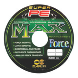 Linha Multifilamento Max Force 4x Verde 0 26mm 500mt Maruri