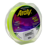 Linha Pesca Araty Best Cast 0 20 Mm 300 Metros Amarela