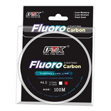 Linha Pesca Fluorcarbon Ftk 100 Metros Transparente